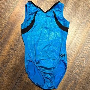 GK elite girls sz 14 gymnastic leotard, stud details. Tags removed and unworn